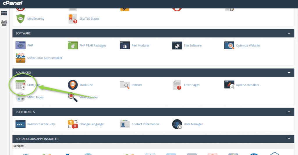 How to find Cron Jobs In Cpanel
